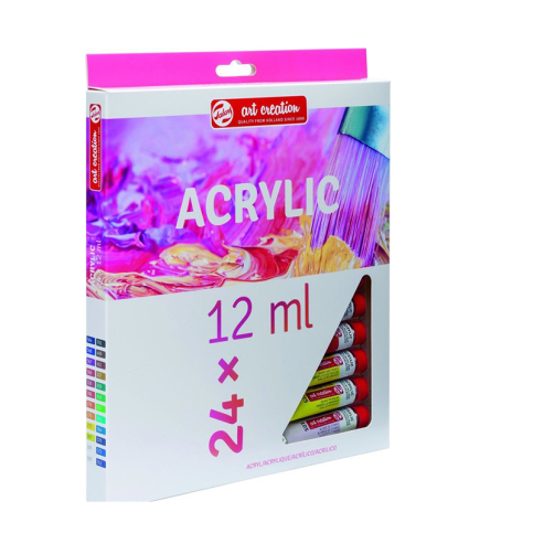 Talens Akrilik Boya 24 Renkx12Ml (9021724M) - 1