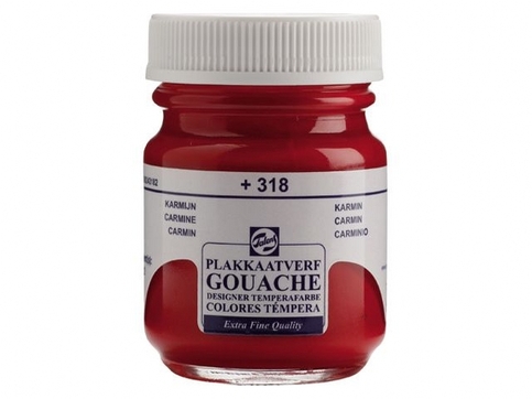 Talens Guaj Boya 318 Carmine 16Ml (08163182) - 1