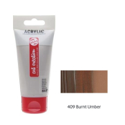 Talens Akrilik Boya 409 Burnt Umber 75Ml (Rt3511409M) - 1