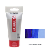 Talens Akrilik Boya 504 Ultramarine 75Ml (Rt3511504M) - 1