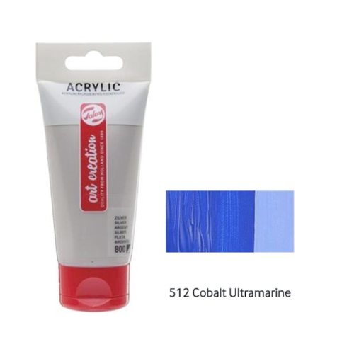 Talens Akrilik Boya 512 Cobalt Ultramarine 75Ml (Rt3511512M) - 1