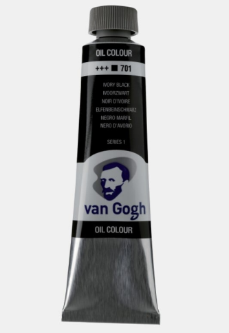 Van Gogh Yağlı Boya 570 İvory Black 40Ml (0205701) - 1