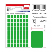 Tanex Ofc-106 Floresan Etiket Yeşil Poşet - TANEX