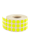 Tanex 103506 Rulo Nokta Etiket 10Mm Sarı 6Lı - TANEX