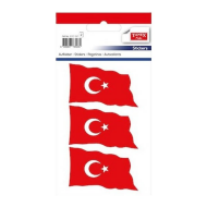 Tanex Stc-157 Dalgalı Bayrak Etiketi-1 2Li Poşet - TANEX