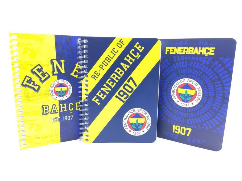 TMN 461946 SPİRALLİ BLOKNOT A6 ÇİZGİLİ 80 YAPRAK FENERBAHÇE