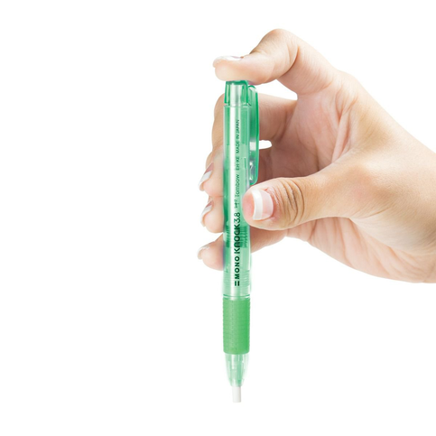 Tombow Mono Knock Mekanik Kalem Silgi 3.8Mm Yeşil (T-Eh-Ke) - 3