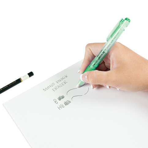 Tombow Mono Knock Mekanik Kalem Silgi 3.8Mm Yeşil (T-Eh-Ke) - 4