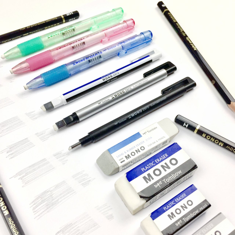 Tombow Mono Knock Mekanik Kalem Silgi 3.8Mm Yeşil (T-Eh-Ke) - 5