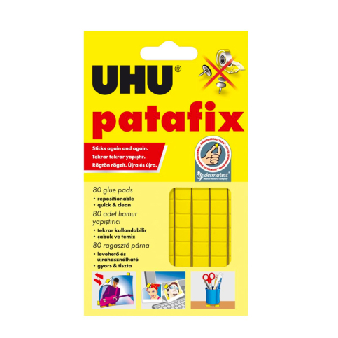 Uhu Patafix Hamur Yapıştırıcı Sarı (50140) - 1