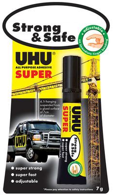 Uhu Strong&Safe Güçlü Sıvı Yapıştırıcı Blister (39370) - 1