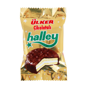 Ülker Halley Çikolata Kaplı Bisküvi 30Gr (39500) - ÜLKER