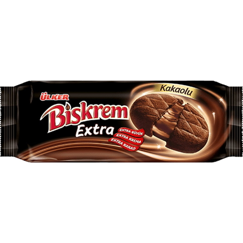 Ülker Biskrem Extra Kakaolu Bisküvi 184Gr - 1