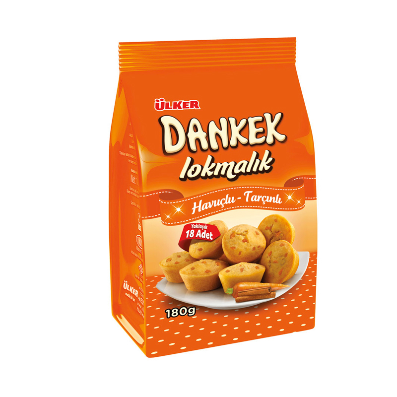 ÜLKER DANKEK LOKMALIK HAVUÇLU KEK 160gr (64409)