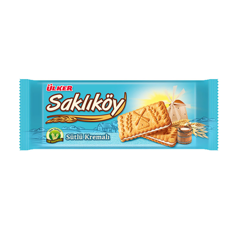 Ülker Saklıköy Sütlü Yulaflı Bisküvi 100Gr (00834-08) - 1