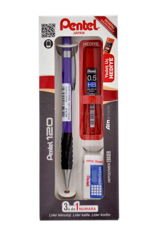 Pentel A315 Versatil Kalem 0.5Mm+Uç+Silgi Seti - 2