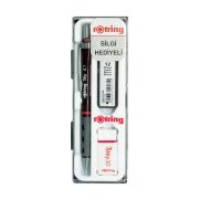 Rotring Tikky Rd Versatil Kalem 07+Uç+Silgi Seti Bordo - ROTRİNG