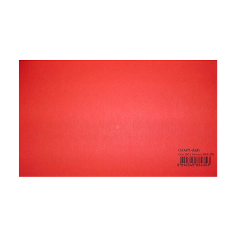 Craft&Arts Fon Kartonu 50X70 Kırmızı 160Gr - 1