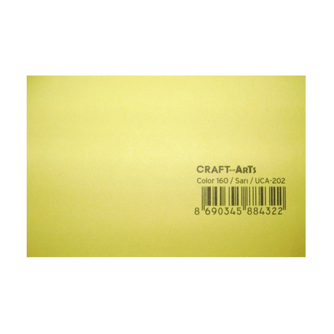 Craft&Arts Fon Kartonu 50X70 Sarı 160Gr - 1