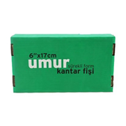 Umur Sürekli Form Kantar Fişi 6X17 1 Nüsha 4000Li (30001956) - UMUR