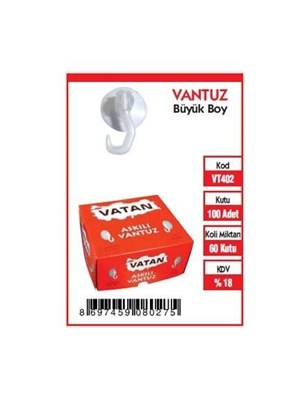 Vatan 402 Büyük Boy Bayrak Vantuzu - 1