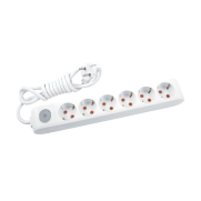 Viko 16451 Multi-Let Anahtarlı Topraklı Priz Çoklayıcı 5M 6Lı - VİKO