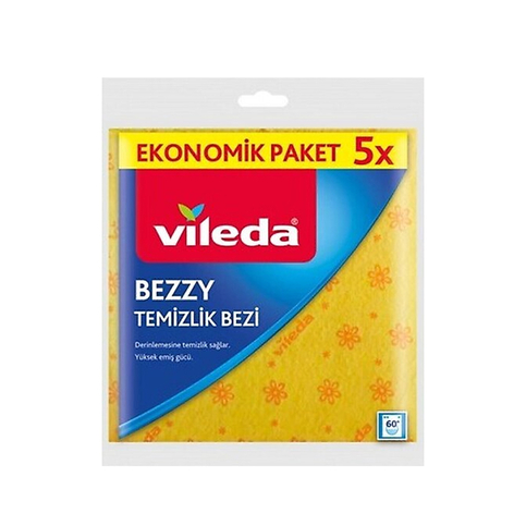 Vileda Temizlik Bezi Sarı 5Li - 1