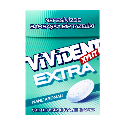 Vivident Xylit Sakız Extra Nane Aromalı 23Gr - 1