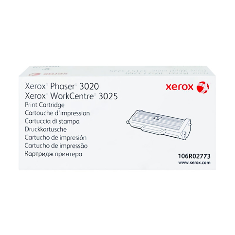 Xerox 106R02773 Siyah Toner 1500 Sayfa (Phaser 3020 Wc3025) - 1