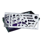 Yıldızlar 007 Cetvel Ölçekli Şablon 30Cm - YILDIZLAR