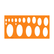 Yıldızlar 067 Elips Şablonu - YILDIZLAR